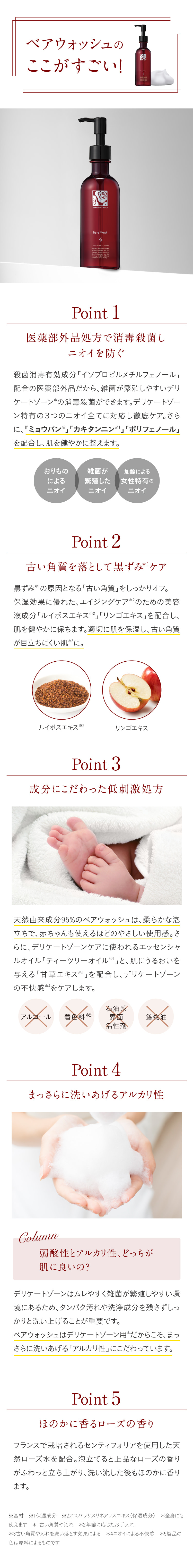 ベアウォッシュのここがすごい！